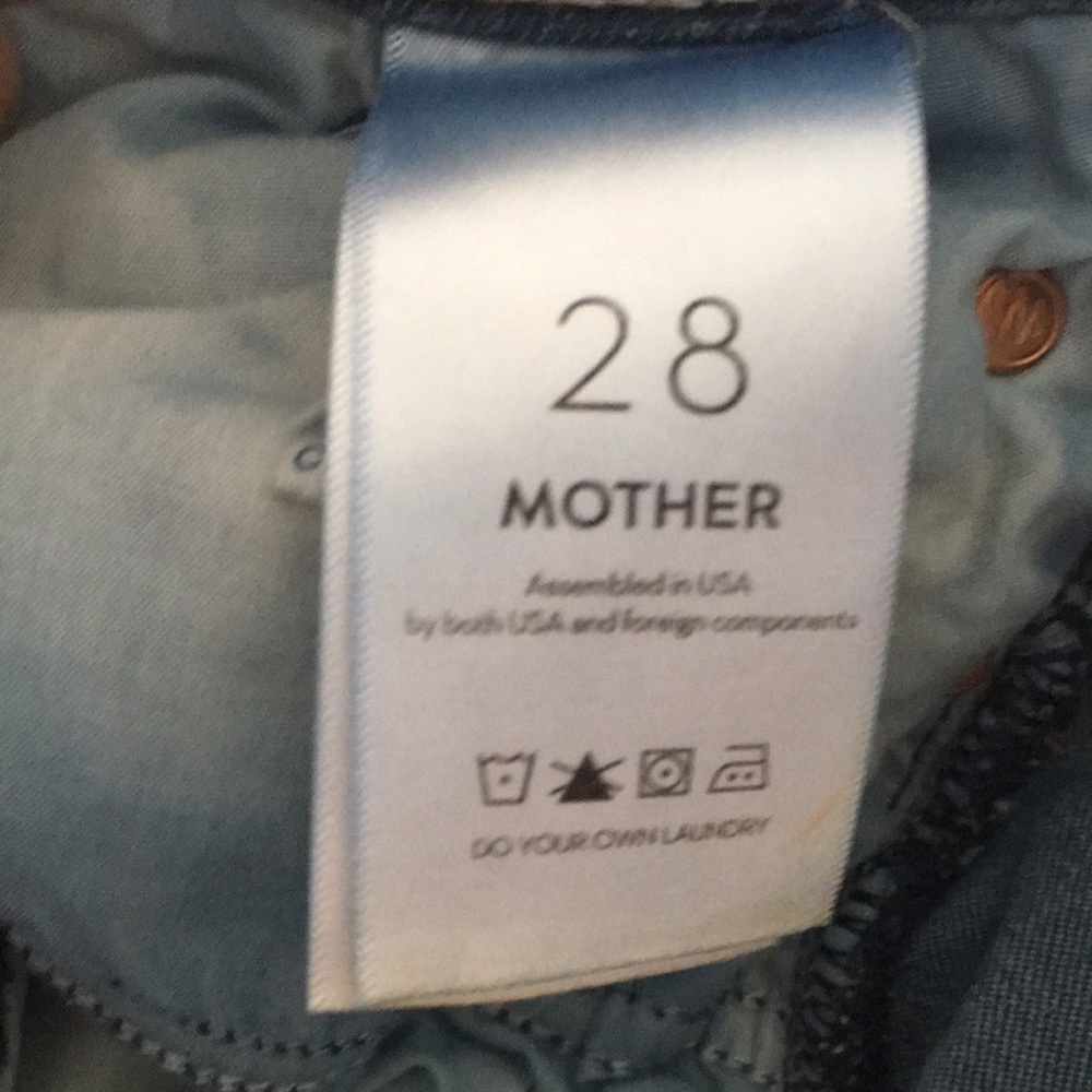 MOTHER HIGH RISE SWOONER RASCAL ANKLE WASH EUC Jeans SIZE 28 - Picture 5 of 13